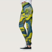 Abstract River Estuary Leggings (Links)