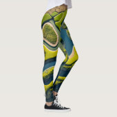 Abstract River Estuary Leggings (Rechts)