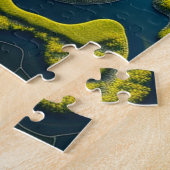 Abstract River Estuary Legpuzzel (Zijkant)