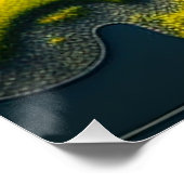 Abstract River Estuary Perfect Poster (Hoek)