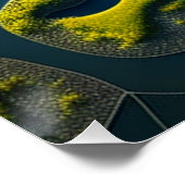 Abstract River Estuary Perfect Poster (Hoek)