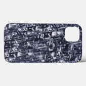 Abstract robuust meterietpatroon Case-Mate iPhone case (Achterkant (horizontaal))