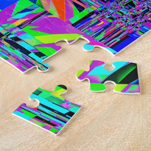 Abstract Rock Pile Pattern Colorful Legpuzzel (Zijkant)