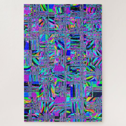 Abstract Rock Pile Pattern Colorful Legpuzzel (Verticaal)