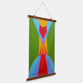 Abstract Rocket Ship Wall Tapestry Hangend Wandkleed (Gebogen)