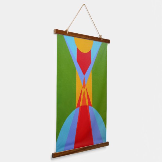 Abstract Rocket Ship Wall Tapestry Hangend Wandkleed (Gebogen)