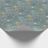 Abstract romantisch patroon met cartoon cadeaupapier (Hoek)