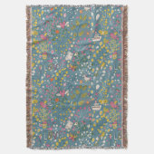 Abstract romantisch patroon met cartoon deken (Voorkant Verticaal)