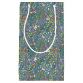 Abstract romantisch patroon met cartoon klein cadeauzakje (Voorkant)