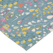 Abstract romantisch patroon met cartoon tafelkleed (Gekanteld)