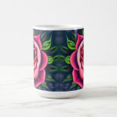 Abstract Romantisch Roze Bloom Koffiemok (Center)