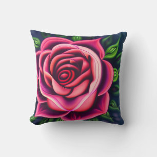 Abstract Romantisch Roze Bloom Kussen