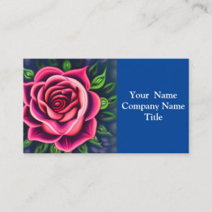 Abstract Romantisch Roze Bloom Visitekaartje