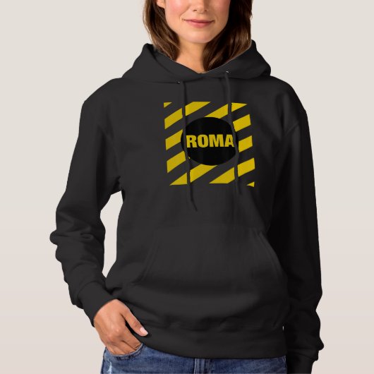 Abstract Rome Italy Square Style Roma Italia Illus Hoodie (Voorkant)