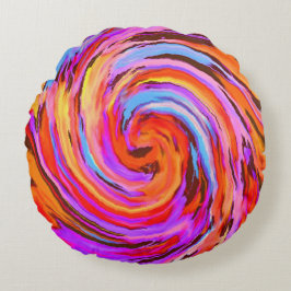 Abstract Rond Kussen