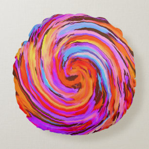 Abstract Rond Kussen