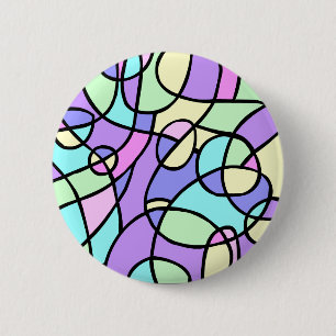 Abstract Ronde Button 5,7 Cm