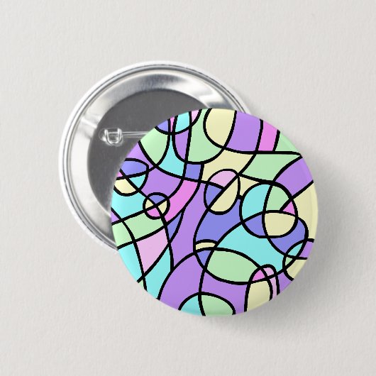 Abstract Ronde Button 5,7 Cm (Voorkant /achterkant)