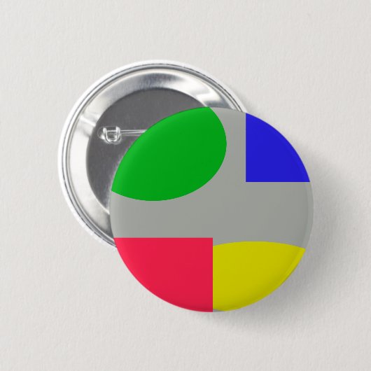 Abstract Ronde Button 5,7 Cm (Voorkant /achterkant)