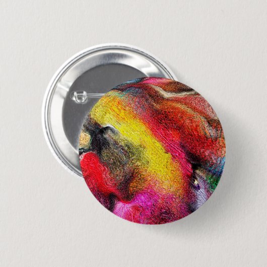 Abstract Ronde Button 5,7 Cm (Voorkant /achterkant)