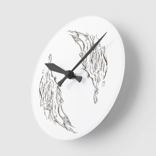 abstract ronde klok (Hoek)