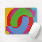 Abstract Ronde Patroon Muismat (Met muis)