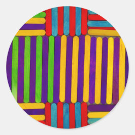Abstract Ronde Sticker