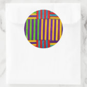 Abstract Ronde Sticker (Tas)