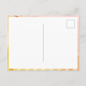Abstract Rood Beige Digitale Kunst Prettig Kerstfe Briefkaart (Achterkant)