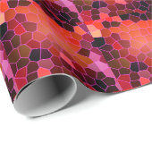 Abstract rood cadeaupapier (Rol Hoek)