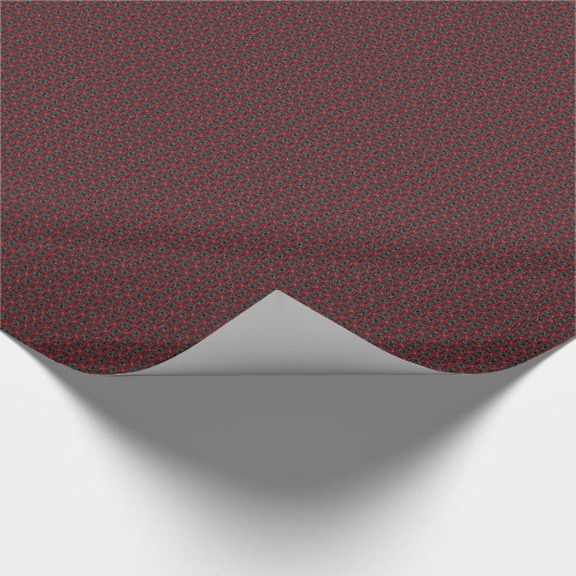 Abstract rood cadeaupapier (Hoek)