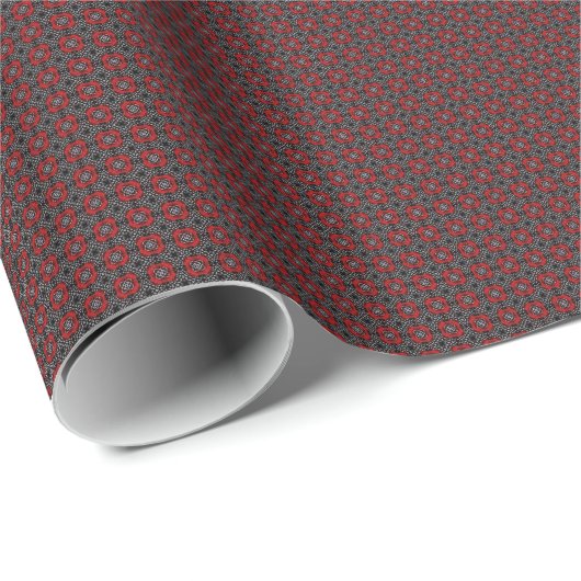 Abstract rood cadeaupapier (Rol Hoek)