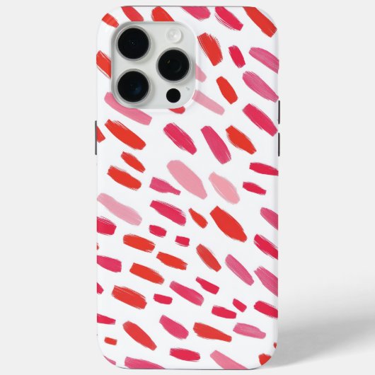 🔴 Abstract rood Elegant 🎨 Case-Mate iPhone Case (Achterkant)