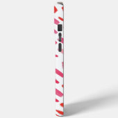 🔴 Abstract rood Elegant 🎨 Case-Mate iPhone Case (Achterkant / Links)