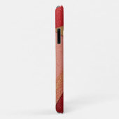 Abstract rood en gouden geometrisch ontwerp Case-Mate iPhone case (Achterkant/rechts)