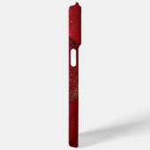 Abstract rood en gouden geometrisch ontwerp Case-Mate iPhone case (Achterkant / Rechts)
