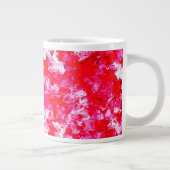 Abstract rood en roze grote koffiekop (Rechts)