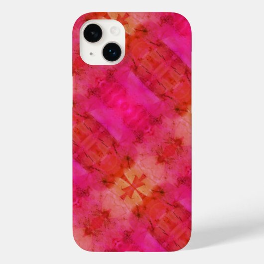 Abstract Rood en Roze Hoesje (Achterkant)