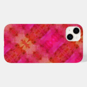Abstract Rood en Roze Hoesje (Achterkant (horizontaal))