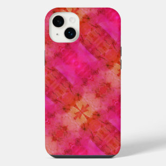 Abstract Rood en Roze Hoesje