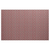Abstract rood en wit bloempatroon stof (Yard (91,4 cm))