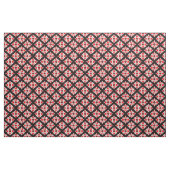 Abstract rood en wit bloempatroon stof (Fat Quarter)