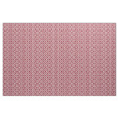Abstract rood en wit geometrisch patroon stof (Yard (91,4 cm))