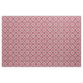 Abstract rood en wit geometrisch patroon stof (Fat Quarter)