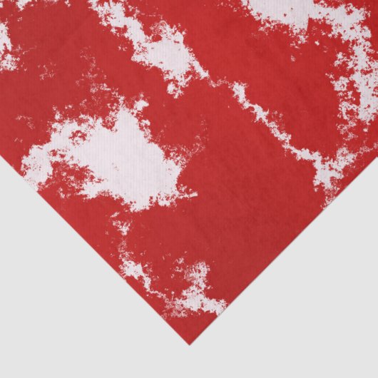 Abstract rood en wit tissuepapier (Detail)