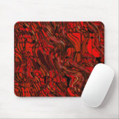 Abstract rood en zwart muismat (Met muis)