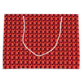 Abstract rood groot cadeauzakje (Voorkant)