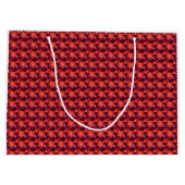 Abstract rood groot cadeauzakje (Achterkant)