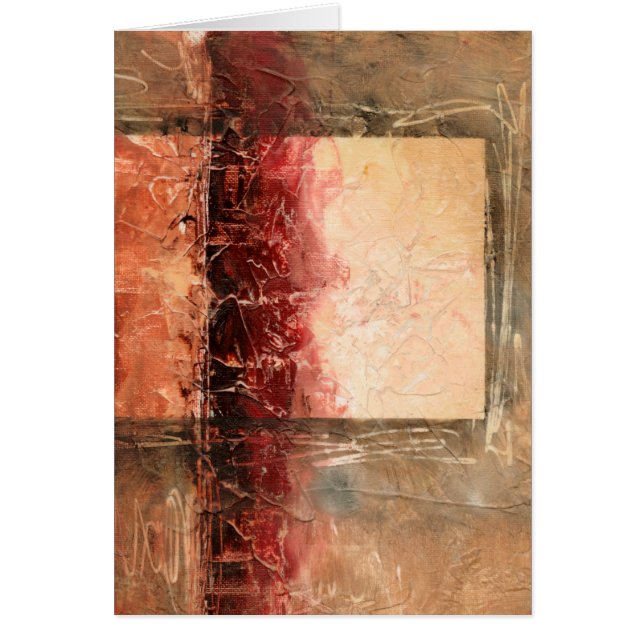 Abstract rood landschap (Voorkant)