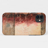Abstract rood landschap Case-Mate iPhone case (Achterkant (horizontaal))